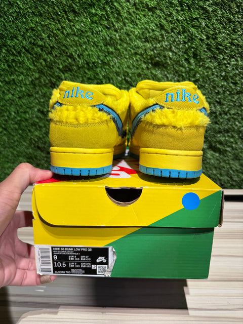 Nike SB Dunk Low Grateful Dead Bears Opti Yellow Sz 9M.