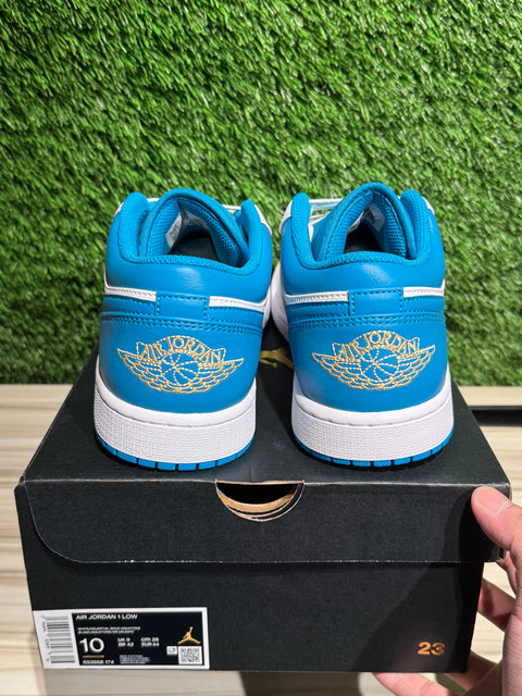 Jordan 1 Low Aquatone Sz 10