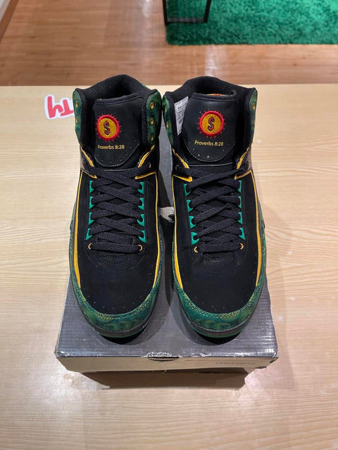 Jordan 2 Retro Doernbecher Peacock Sz 11.5