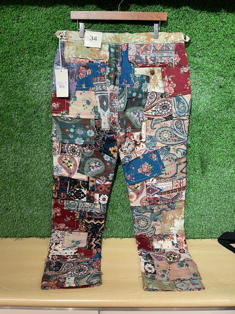 NWT MNML Mens Paneled Blanket Pants Sz 34