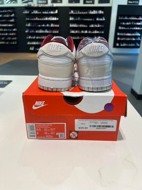 Nike Dunk Low SE Just Do It White Phantom (Women's) Sz 9.5W