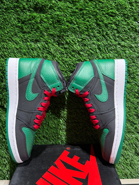 Jordan 1 Retro High Pine Green Black (GS) Sz 4Y