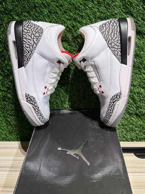 Jordan 3 Retro White Cement (2011) (GS) Sz 5Y