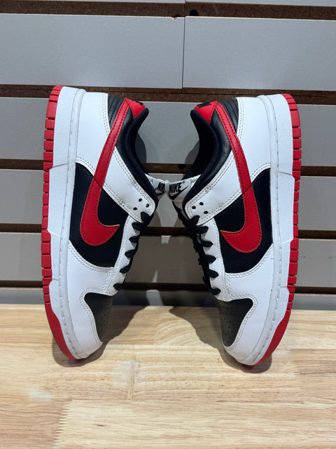 Nike Dunk Low Retro White Black University Red Sz 6M