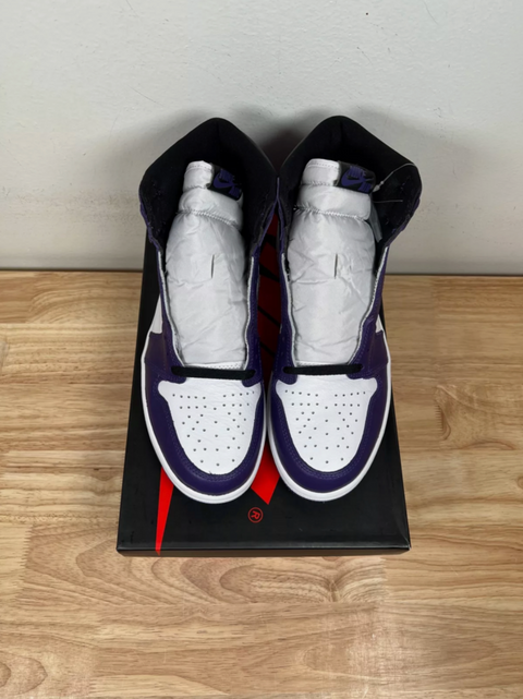 Jordan 1 Retro High Court Purple White