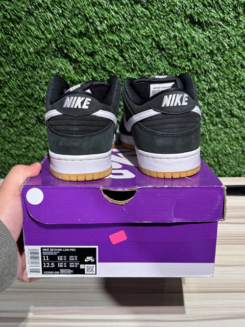 Nike SB Dunk Low Pro Black Gum Sz 11