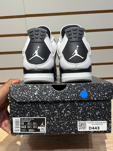 Jordan 4 Retro Military Black Sz 13M