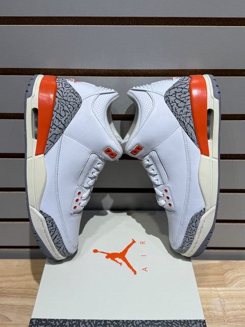 Jordan 3 Retro Georgia Peach (Women's) Sz 9.5M/11W