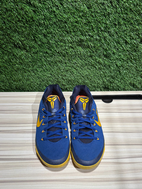 Nike Kobe 9 EM Gym Blue University Gold Sz 8.5