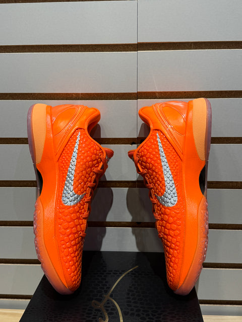 Nike Kobe 6 Protro Total Orange Sz 9