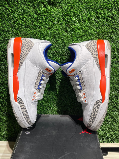 Jordan 3 Retro Knicks Sz 8.5M