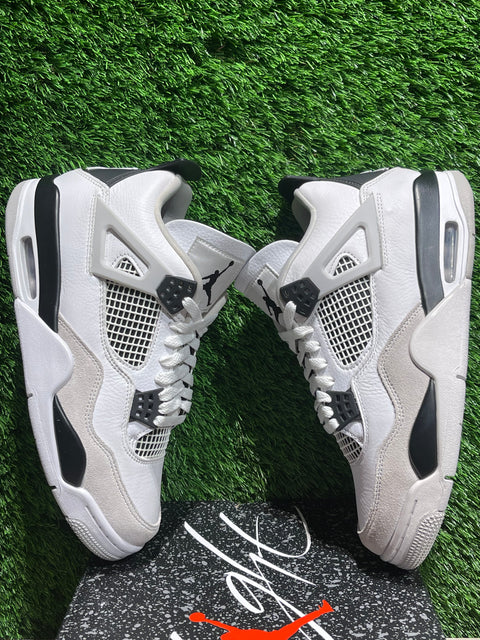 Jordan 4 Retro Military Black Sz 9