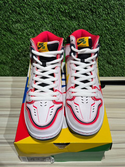 Nike SB Dunk High RX-0 Unicorn Gundam Sz 10