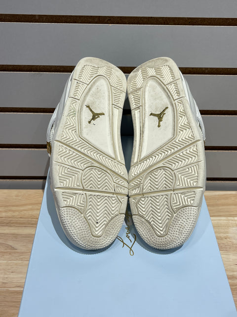 Jordan 4 Retro Metallic Gold (Women's) Sz 9W/7.5M