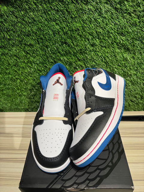 Jordan 1 Low SE Industrial Blue Sashiko Sz 10