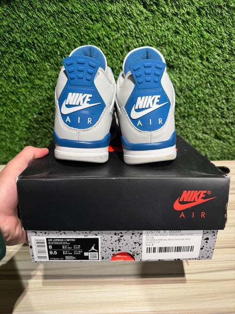 Jordan 4 Retro Military Blue (2024) Sz 8