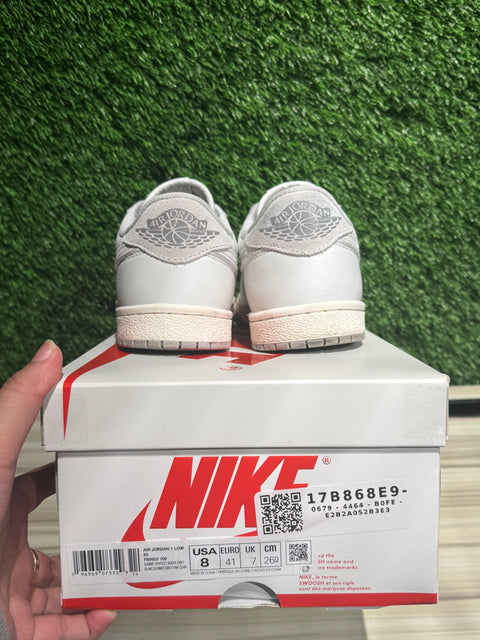Jordan 1 Retro Low '85 Neutral Grey Sz 8M