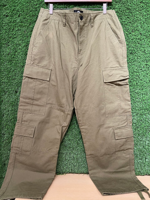 Stussy Olive Green Cargo Pants Sz 32