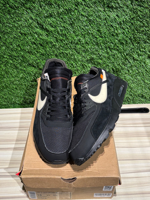 Nike Air Max 90 Off-White Black Sz 15M