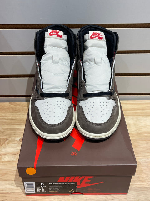 Jordan 1 Retro High OG SP Travis Scott Mocha Siz 8