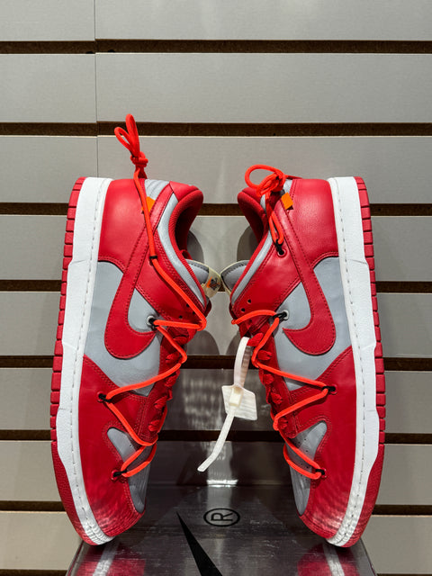 Nike Dunk Low Off-White University Red Sz 12.5