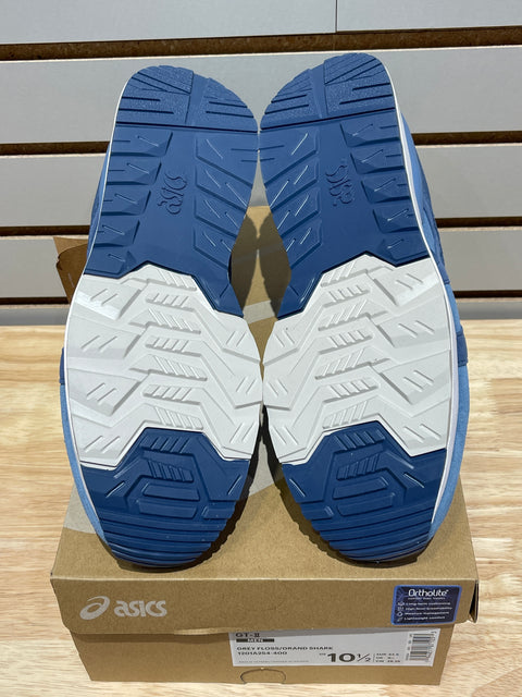 ASICS GT-II Grey Shark Blue Sz 10.5M