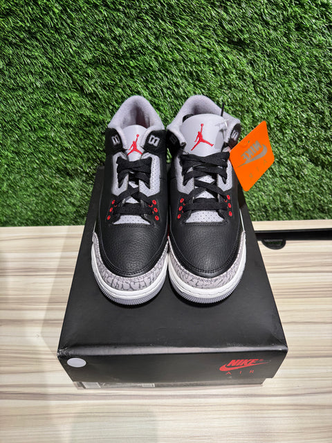 Jordan 3 Retro Black Cement (2024) (GS) Sz 7Y/8.5W