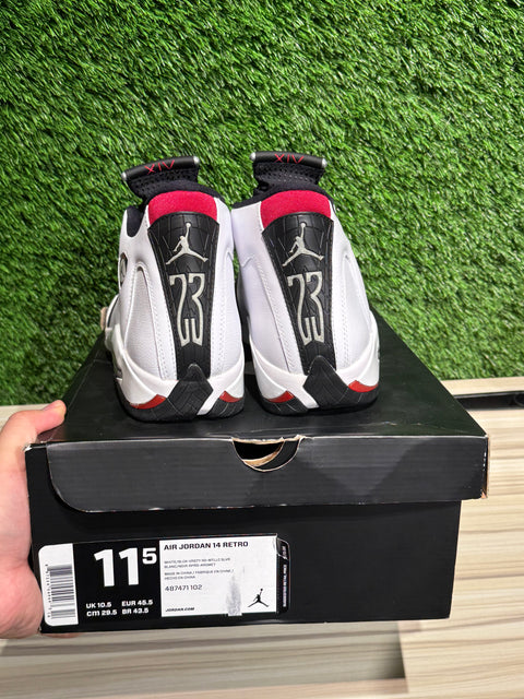Jordan 14 Retro Black Toe (2014) Sz 11.5