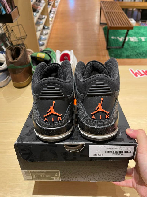 Jordan 3 Retro Fear Pack (2023) Sz 8.5