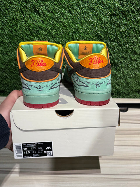 Nike SB Dunk Low Rodeo Tourmaline Sz 12