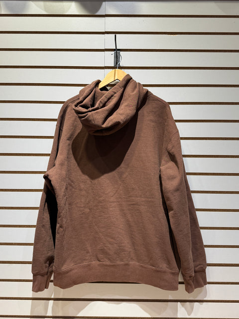 Supreme Bling Box Logo Hooded Sweatshirt Dark Brown Sz XL
