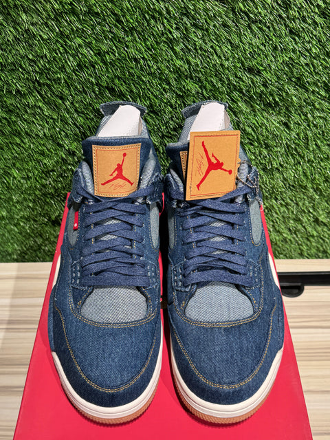Jordan 4 Retro Levi's Denim (Blank Tag) Sz 12