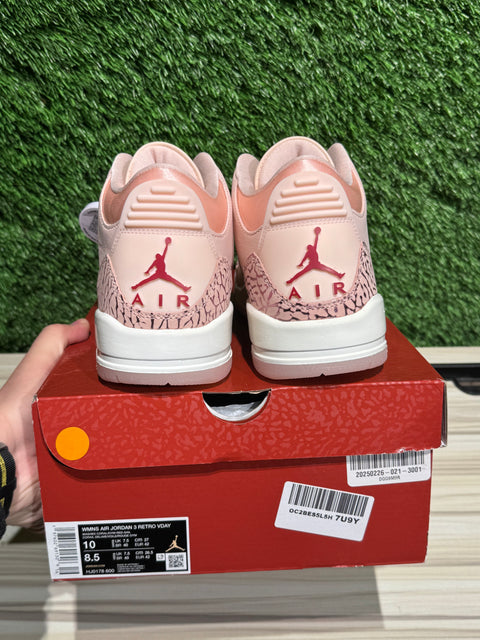 Jordan 3 Retro Valentine's Day Treat Yourself (2025) (Women's) Sz 8.5M