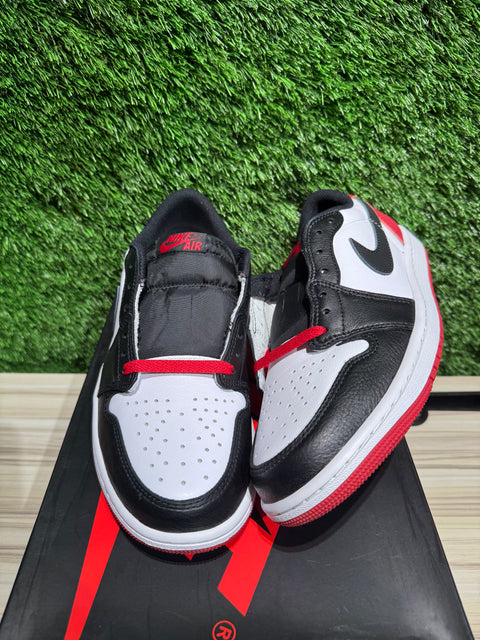 Jordan 1 Retro Low OG Black Toe (2023) Sz 8