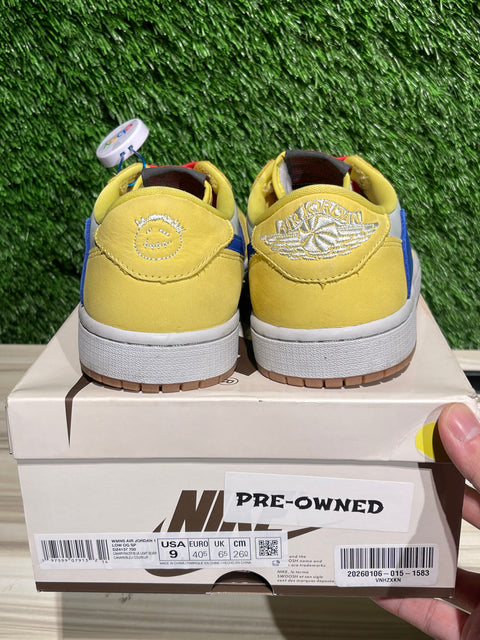Jordan 1 Retro Low OG SP Travis Scott Canary (Women's)