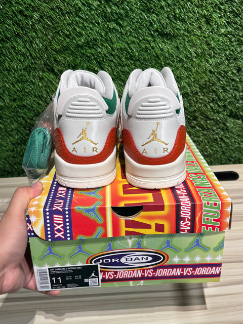 Jordan 3 Retro El Vuelo Summit White Sz 11