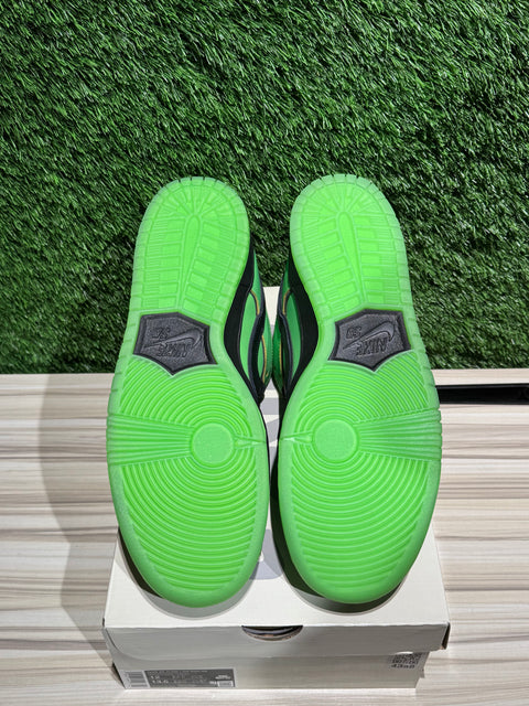 Nike SB Dunk Low The Powerpuff Girls Buttercup Sz 12M