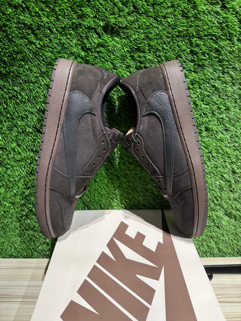 Jordan 1 Retro Low OG SP Travis Scott Velvet Brown Sz 13