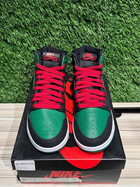 Jordan 1 Retro High Pine Green Black (GS) Sz 4Y