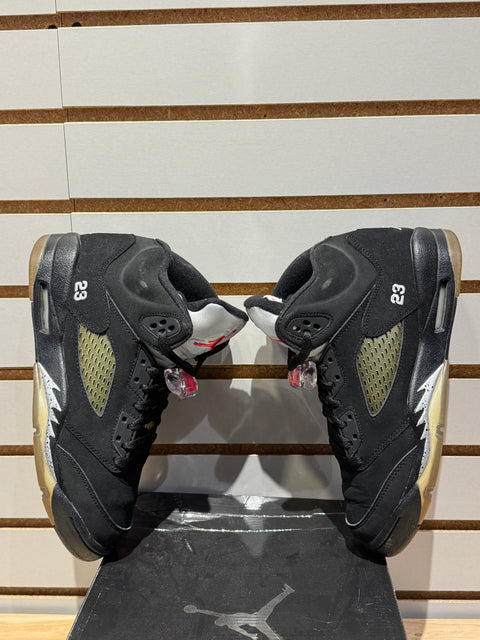 Jordan 5 Retro Black Metallic (2007) (GS) Sz 6.5Y