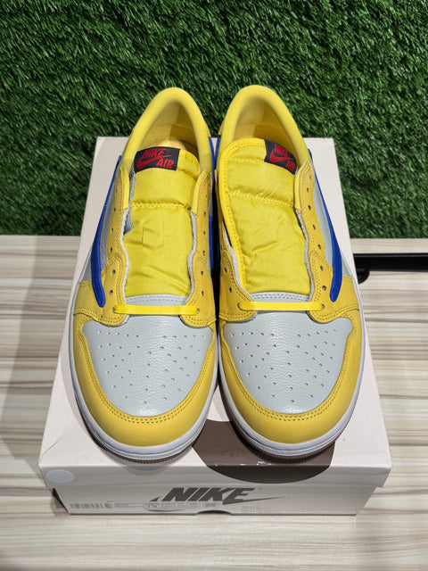 Jordan 1 Retro Low OG SP Travis Scott Canary (Women's) Sz 11.5M/13W