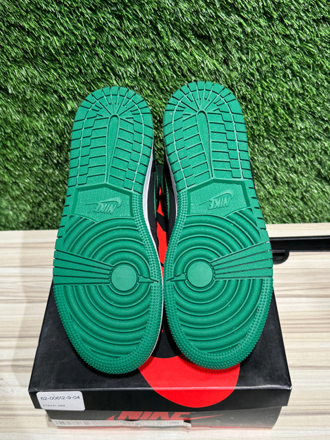 Jordan 1 Retro High Pine Green Black (GS) Sz 4Y