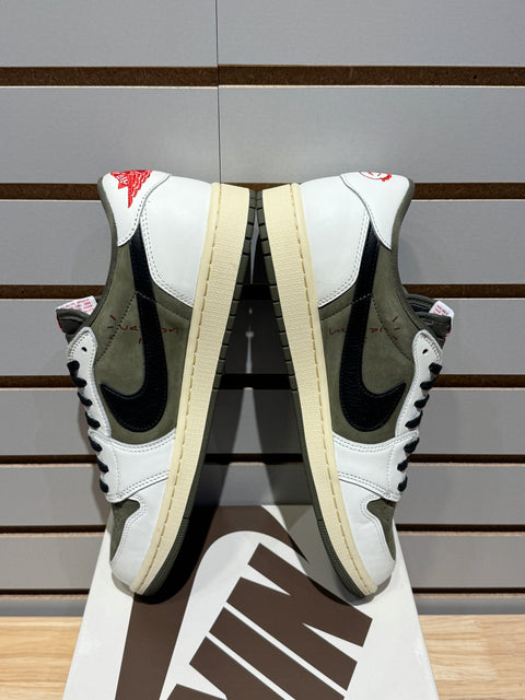 Jordan 1 Retro Low OG SP Travis Scott Medium Olive Sz 11