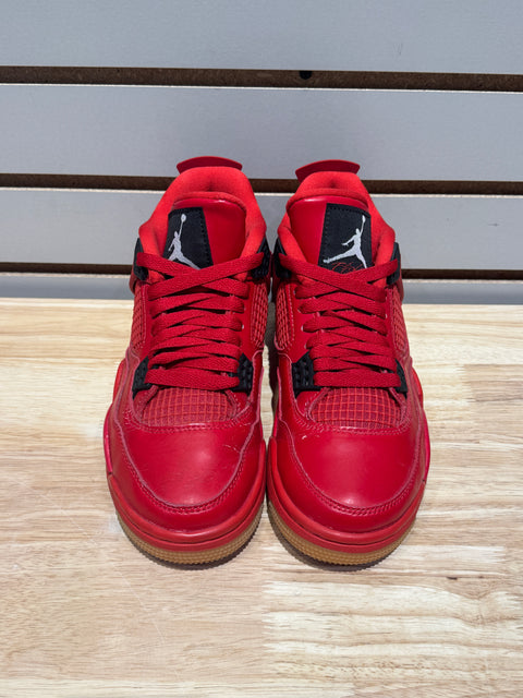 Jordan 4 Retro Fire Red Singles Day (2018) (Women's) Sz 5M/6.5W