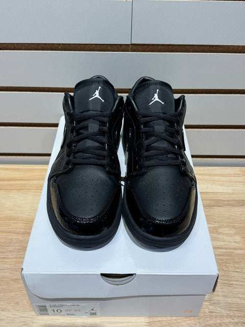 Jordan 1 Low SE Patent Elephant Black (Women's) Sz 8.5M