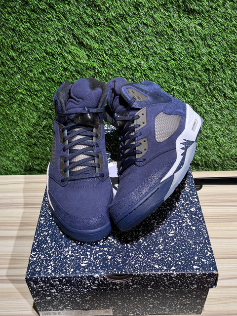 Jordan 5 Retro Midnight Navy Sz 13