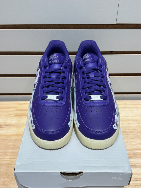Nike Air Force 1 Low '07 QS Purple Skeleton Halloween (2021)