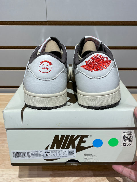 Jordan 1 Retro Low OG SP Travis Scott Reverse Mocha Sz 9.5