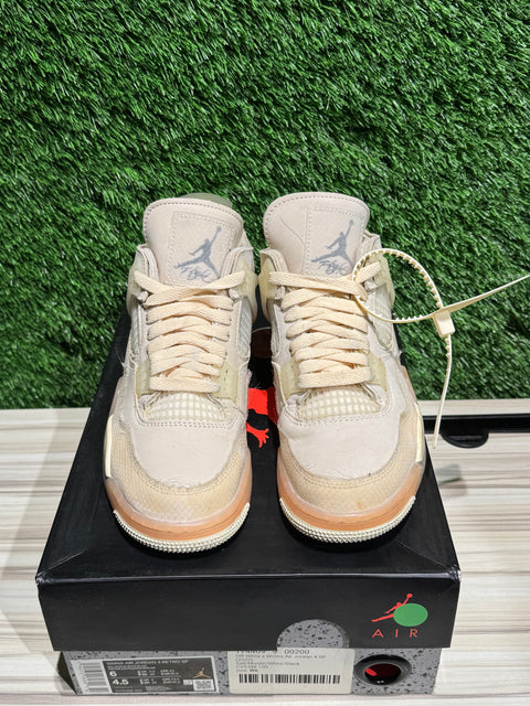 Jordan 4 Retro Off-White Sail (Women's) Sz 4.5M/6W