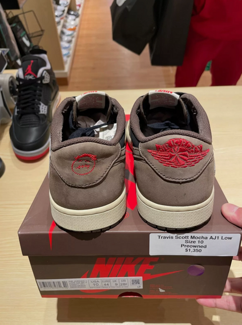 Jordan 1 Retro Low OG SP Travis Scott Mocha